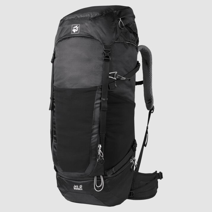 Jack Wolfskin Mens Kalari King 56 Hiking Backpack Black 247098PIV